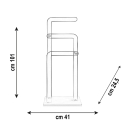 Servomuto para toallas moderno en plexiglás transparente Shubi Elección