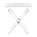 Mesa plegable transparente con bandeja para servir Grand Plié Descueto
