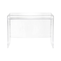 Escritorio de diseño en plexiglás transparente Moremore 18 Oferta