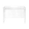 Escritorio de diseño en plexiglás transparente Moremore 18 Oferta