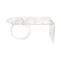 Mesa de centro de puente para sala de estar en plexiglás transparente Boolla Catálogo