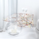 Mesa de centro de puente para sala de estar en plexiglás transparente Boolla Venta