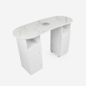 Mesa de manicura para reconstrucción de uñas con aspirador y superficie de mármol Antir Venta