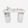 Mesa de manicura para reconstrucción de uñas con aspirador y superficie de mármol Antir Stock