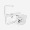 Mesa de esteticista para manicura profesional con aspirador y luz led Quasar Venta