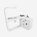 Mesa de esteticista para manicura profesional con aspirador y luz led Quasar Rebajas