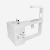 Mesa de esteticista para manicura profesional con aspirador y luz led Quasar Stock
