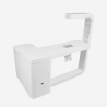 Mesa de esteticista para manicura profesional con aspirador y luz led Quasar Catálogo