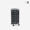 Carrito verdulero de cocina moderno con ruedas 3 cestas giratorias Rodin M Promoción