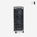 Carrito de cocina verdulero con 4 cestas giratorias moderno Rodin L Promoción