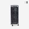 Carrito de cocina verdulero con 4 cestas giratorias moderno Rodin L Promoción