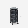 Carrito verdulero de cocina moderno con ruedas 3 cestas giratorias Rodin M Elección