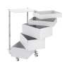 Cajonera moderna con ruedas para oficina 5 cajones y estante de vidrio Easy 5/C Venta