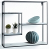Estante de pared cuadrado de metal 40x40 con 4 niveles Vanity 2 Venta