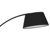 Lámpara de pie arco de metal negro con base de mármol h205 cm Stelo Oferta