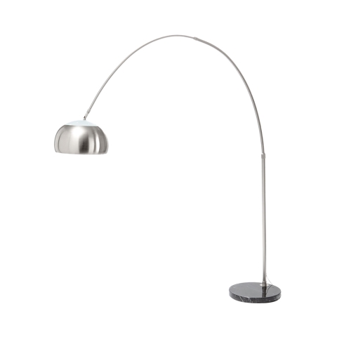 Lámpara de pie arco de metal con base de mármol altura 220 cm Bow Promoción