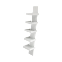 Estantería de pared moderna de diseño con 5 estantes h155cm Erie White Promoción