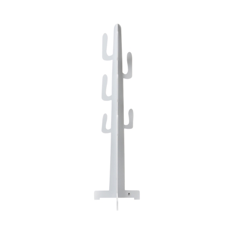 Perchero de pie cactus en madera blanca h160cm Texas Promoción