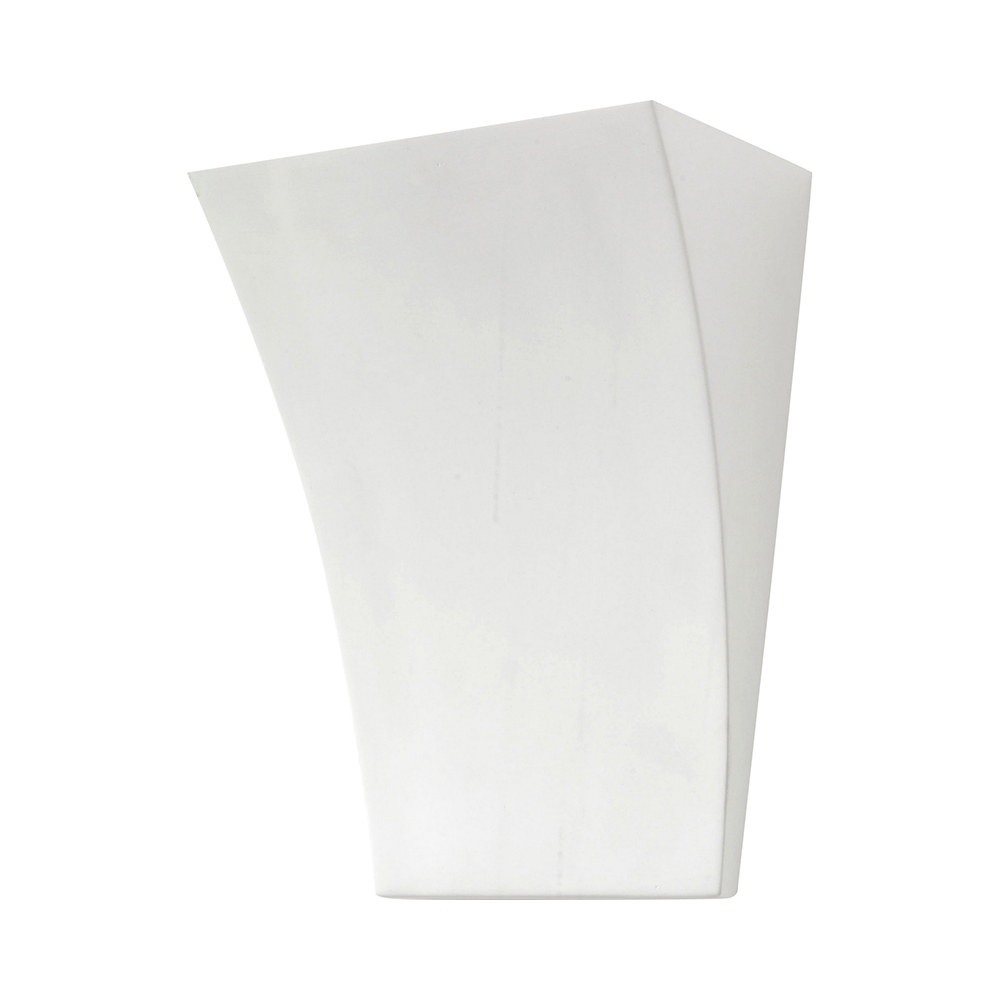 Aplique de pared de cerámica blanca de diseño minimalista Tampa Promoción Aplique de pared de cerámica blanca de diseño minimalista Tampa Promoción