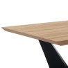 Mesa de comedor moderna 200x100 cm con base geométrica para 8 personas Dabliu Oferta