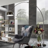 Lámpara de pie arco de metal con base de mármol altura 220 cm Bow Venta