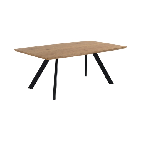 Mesa de comedor moderna de madera 160x90cm para 8 personas Torrance Promoción