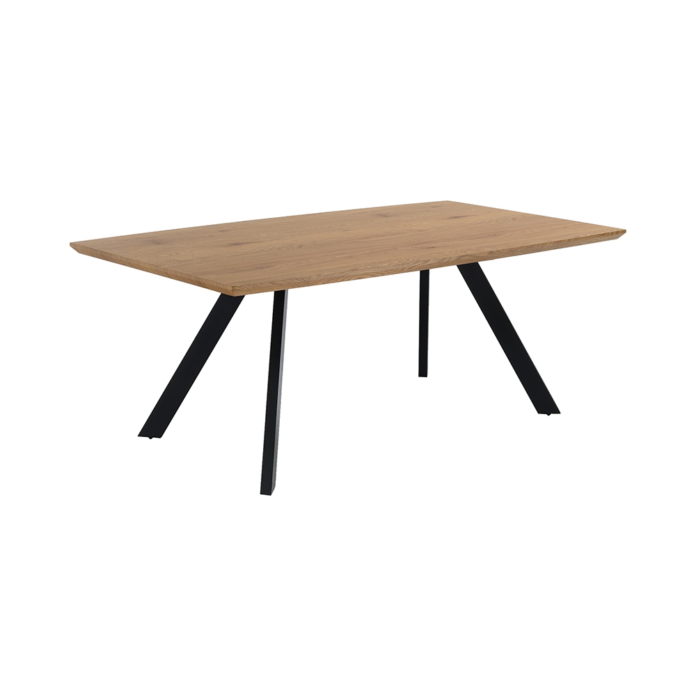 Mesa de comedor moderna de madera 160x90cm para 8 personas Torrance