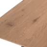 Mesa de comedor moderna de madera 160x90cm para 8 personas Torrance Rebajas