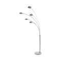 Lámpara de pie moderna con 5 pantallas orientables h216 cm Wellington Promoción
