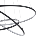 Lámpara colgante LED con anillos entrelazados Ø80 cm Kering Oferta
