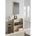 Mueble recibidor de madera con espejo, 2 cajones y estantes Most Wood Venta