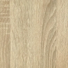 Mueble recibidor de madera con espejo, 2 cajones y estantes Most Wood Stock
