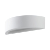 Aplique de pared moderna de yeso blanco minimalista 30cm Tony Promoción