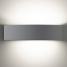 Aplique de pared moderna de yeso blanco minimalista 30cm Tony Descueto
