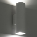 Aplique de pared moderno cilíndrico de yeso blanco Tony-B Venta