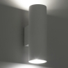 Aplique de pared moderno cilíndrico de yeso blanco Tony-B Venta