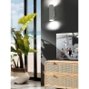 Aplique de pared moderno cilíndrico de yeso blanco Tony-B Oferta