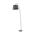 Lámpara de pie negra minimalista con base de cemento h210 cm Romina Black Promoción