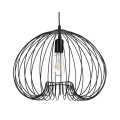 Lámpara de techo moderna de metal negro con cable ajustable Ø42 Lynton B Promoción