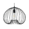 Lámpara de techo moderna de metal negro con cable ajustable Ø42 Lynton B Promoción