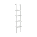 Estantería de pared blanca escalonada 4 estantes moderna h180cm Little Peoria Oferta