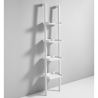 Estantería de pared blanca escalonada 4 estantes moderna h180cm Little Peoria Venta