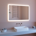 Espejo de baño con sistema antivaho con led retroiluminado 100x70 ETR127-M Promoción