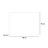 Espejo de baño retroiluminado con luz led 80x70 cm con antivaho ETR100-M Oferta