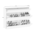 Zapatero moderno ahorraespacio para 24 pares de zapatos, 2 puertas Magic Bata WT L Catálogo