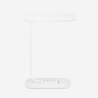 Mesa auxiliar de salón lateral para sofá colores blanco y negro Kavet Oferta