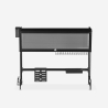 Escurridor de platos vertical sobre Fregadero para cocina negro 105x30x78cm Sover Plus Venta