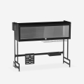 Escurridor de platos vertical sobre Fregadero para cocina negro 105x30x78cm Sover Plus Promoción