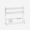 Escurridor de platos de cocina vertical sobre fregadero compacto 95x27x79 Teket Rebajas