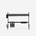 Escurridor de platos vertical de cocina para fregadero color negro y blanco Nalan Oferta